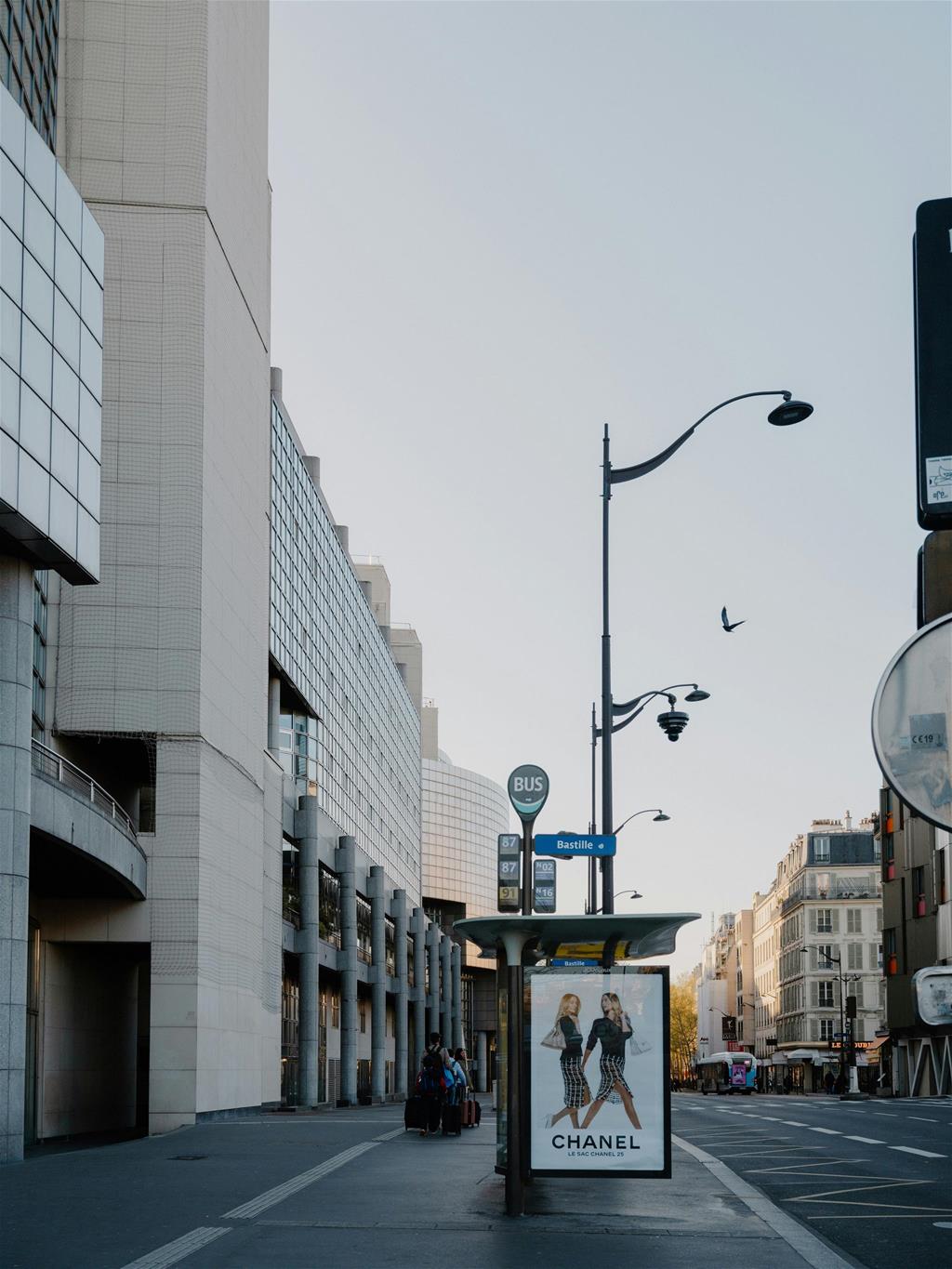 Plakate an Laternenmasten